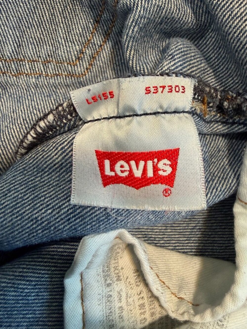 Vintage LEVIS 501 Button Fly Denim Blue Jeans 38 32 - Picture 11 of 12